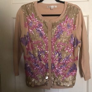 Boston proper sequence woman’s sweater size L